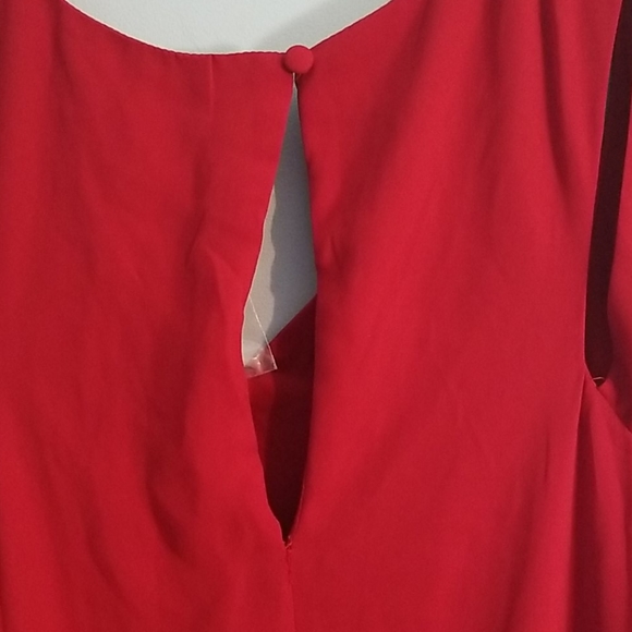 Penningtons red asymmetrical cutout dress 1X NWT - Picture 9 of 16